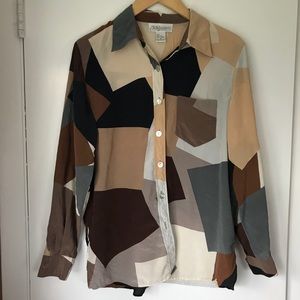 Vintage Diane Von Furstenburg Silk Shirt